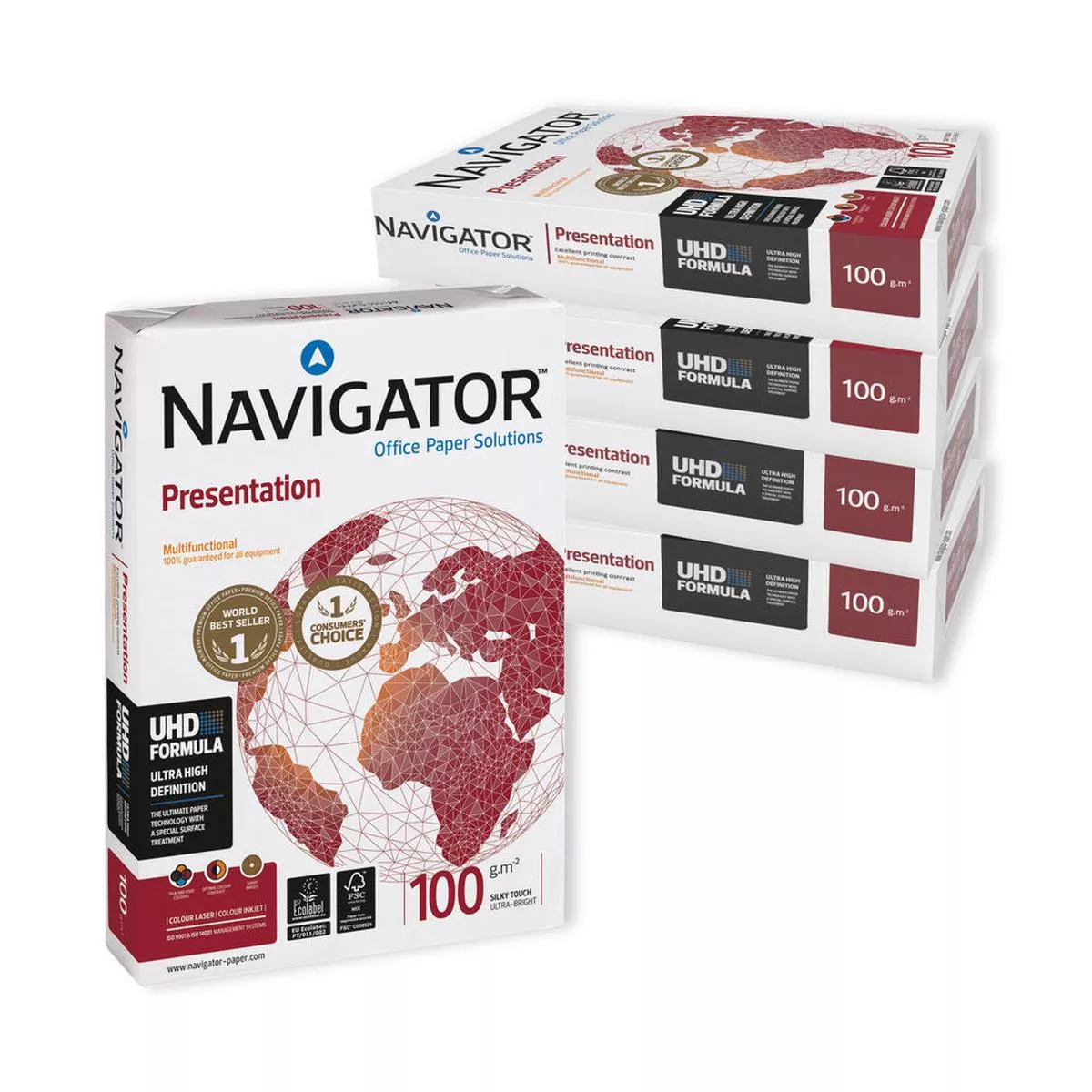 Navigator 100gsm A4 Presentation Paper – White