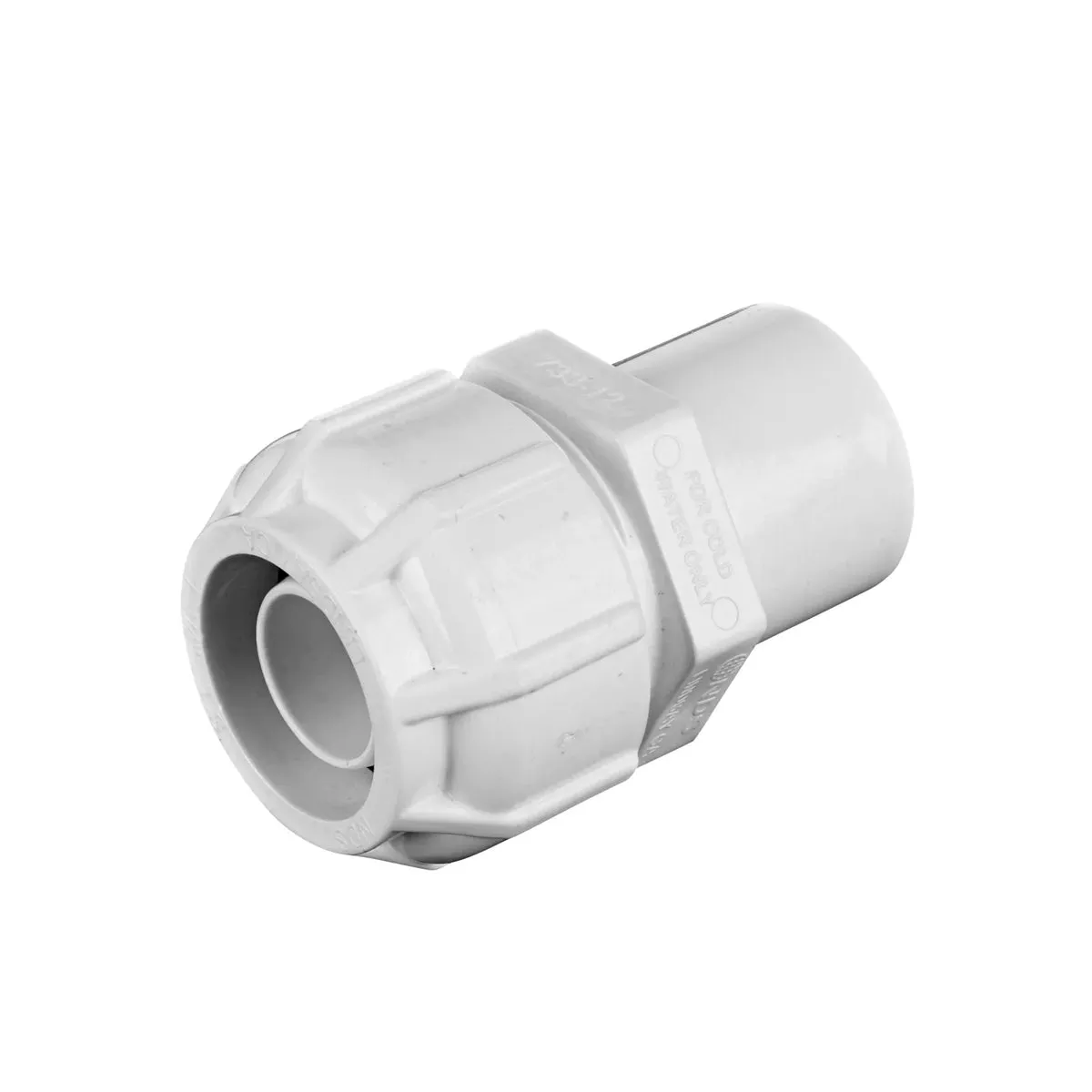 NDS 733-12 - Flo-Lock Poly Pipe to PVC Adapter 1-1/4"