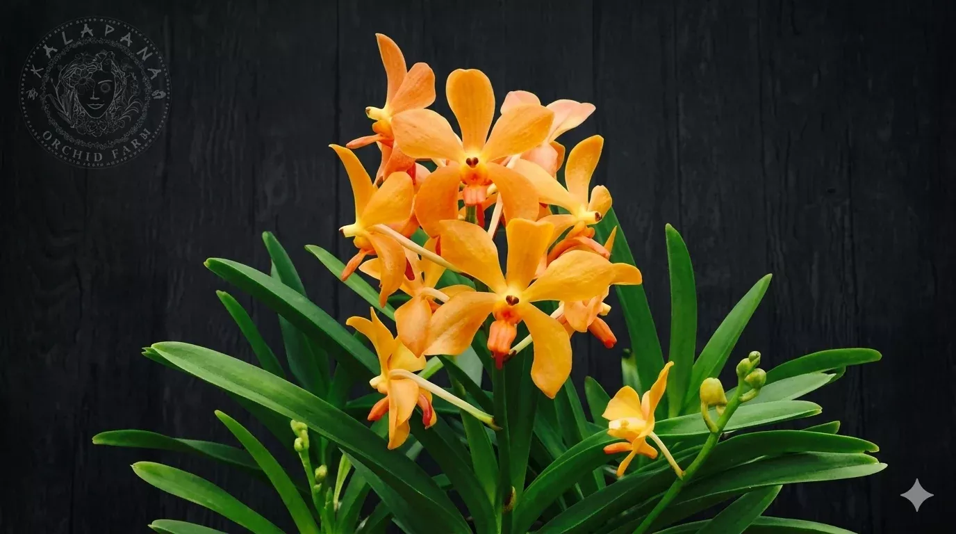 Neof. falcata x Ascda. Suksamran Sunlight