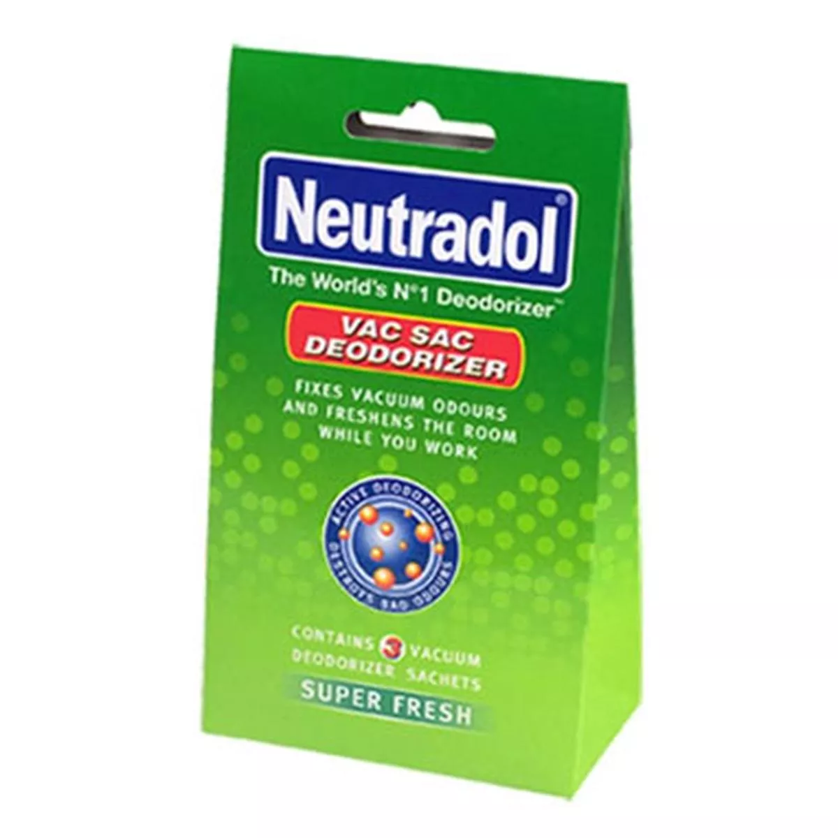 Neutradol Vac Deodorizer Super Fresh (3 Satchets Per Pack) – 1