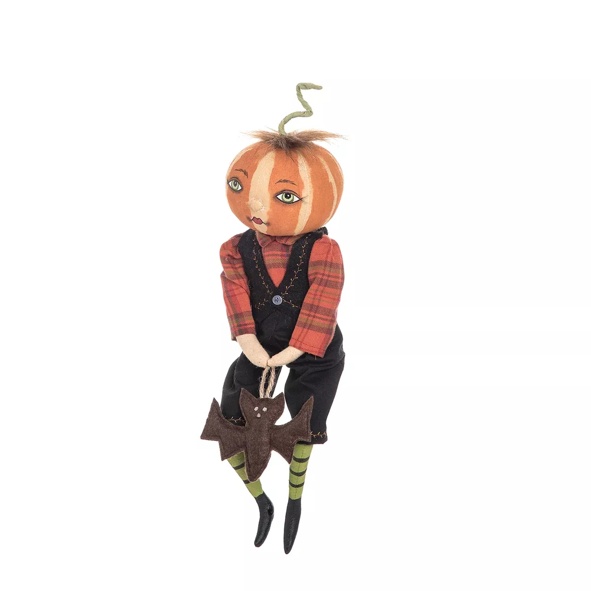 Nevin Pumpkin Head Boy Figure