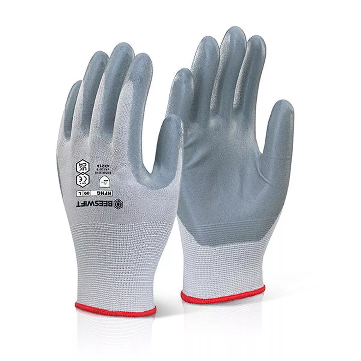 Nitrile Foam Nylon Glove 07 S – Default Title