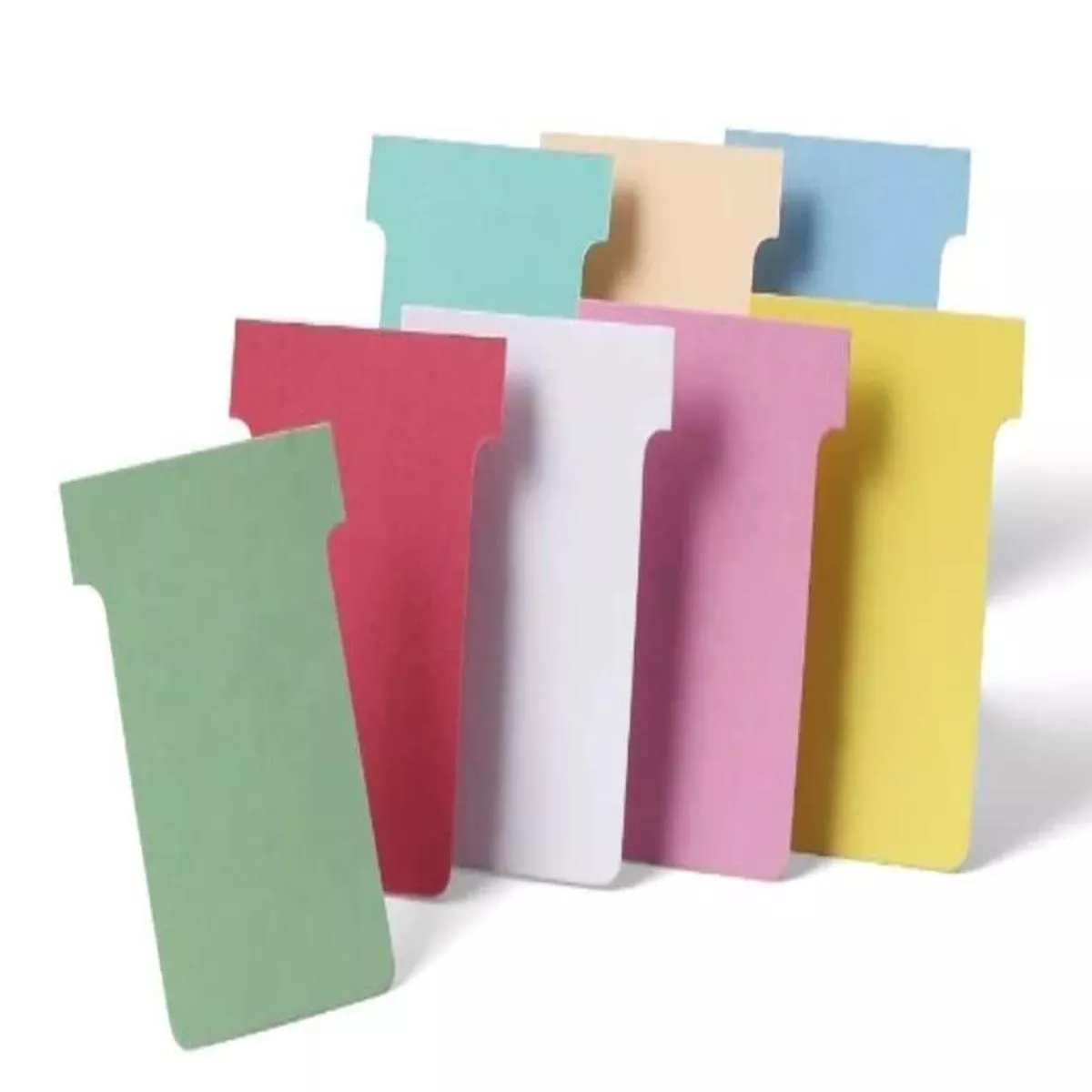 Nobo T-Card Size 2 48 x 85mm Yellow (Pack of 100) 2002004 – 1 x 100