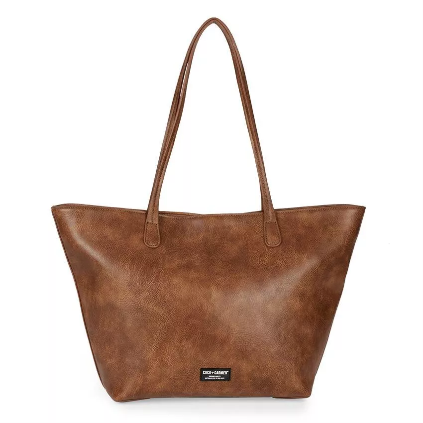 Noemi Neverful Tote, Cognac