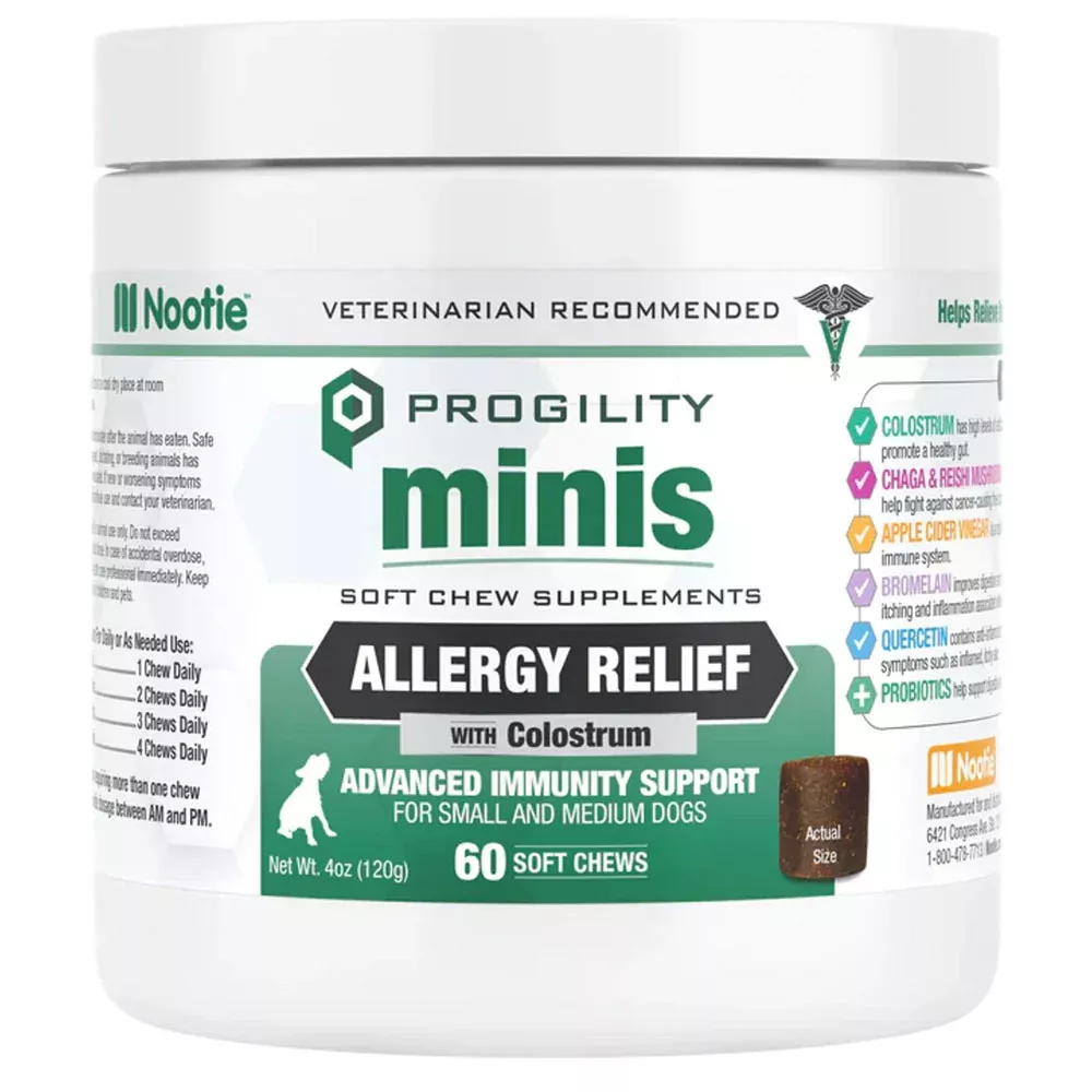 Nootie, Progility Mini Allergy Relief, 90CT