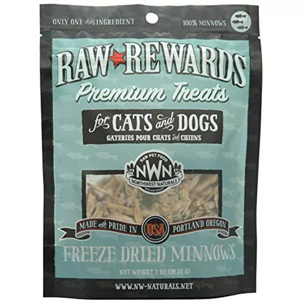 Northwest Naturals, Freeze-Dried Minnow Treats, 1 oz.