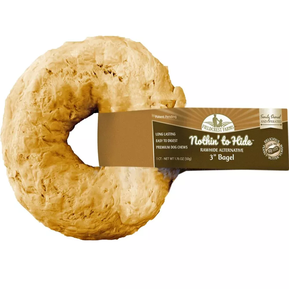 Nothing to Hide, Peanut Butter Bagel, 3", 1.76 oz.