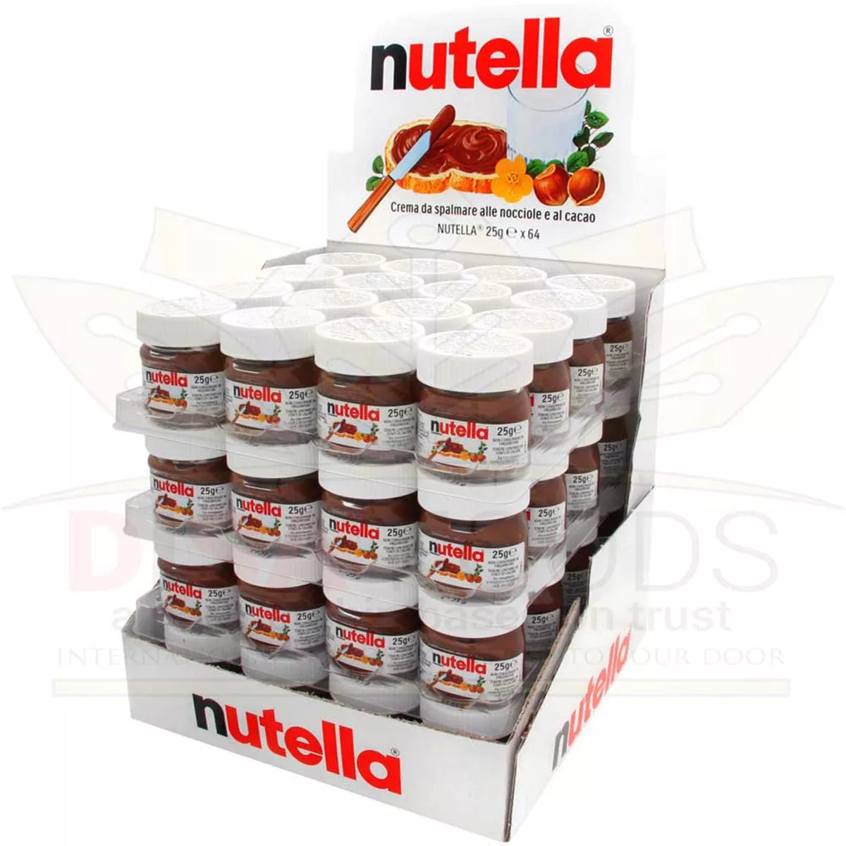 Nutella Spread Jars by Ferrero 64 x 25g – Default Title