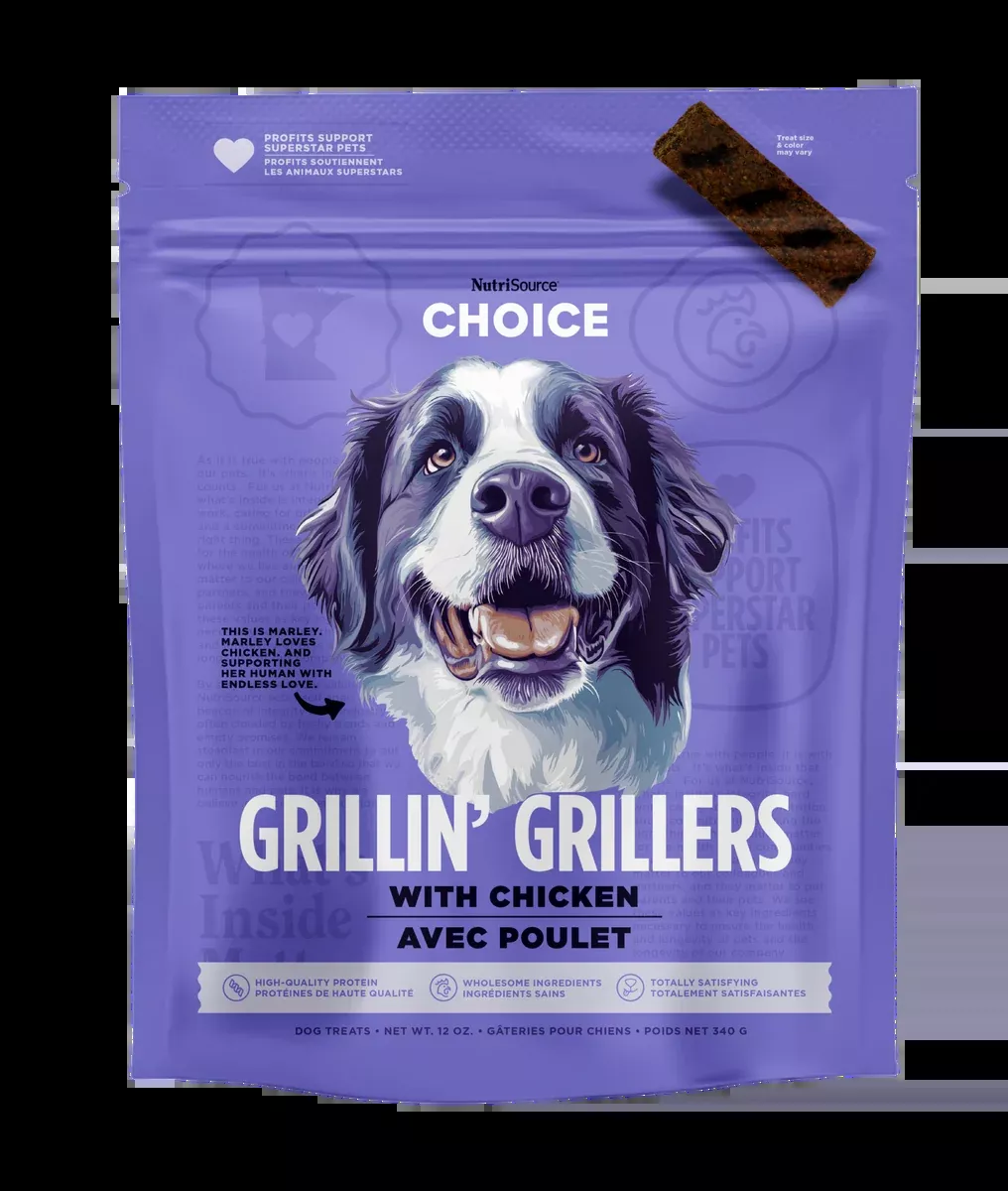 NutriSource Chicken Grillin' Grillers Dog Treats