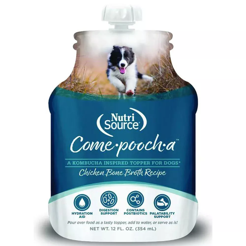 NutriSource, Come-Pooch-A Chicken Bone Broth, 12 oz.