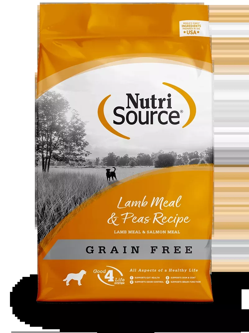 Nutrisource, Grain-Free Lamb Meal & Peas Dry Dog Food, 30 lb
