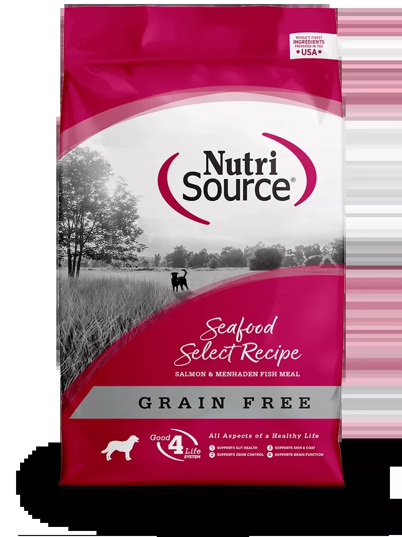 Nutrisource, Grain-Free Seafood Select Dry Dog Food, 26 lb
