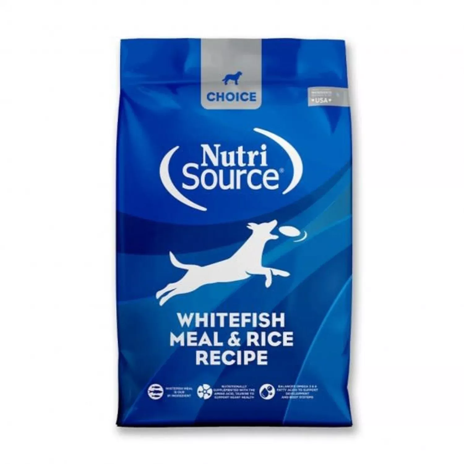 Nutrisource, Whitefish Meal & Rice Recipe Dog Food, 40 lb