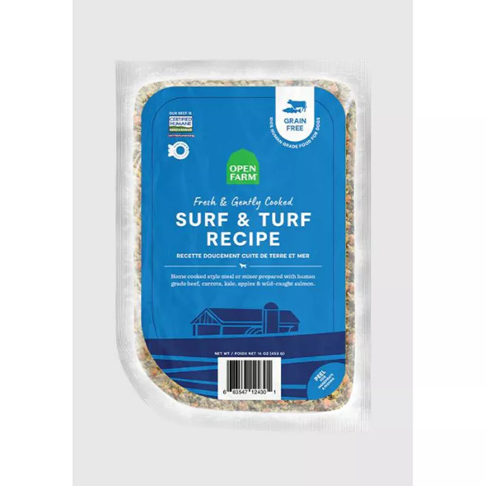 Open Farms, Gently Cooked Surf & Turf