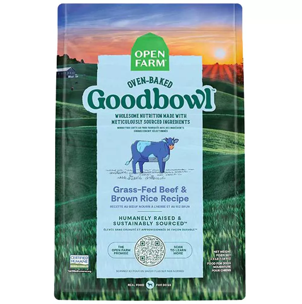 Open Farms, Goodbowl Grass Fed Beef, 3.5 lb