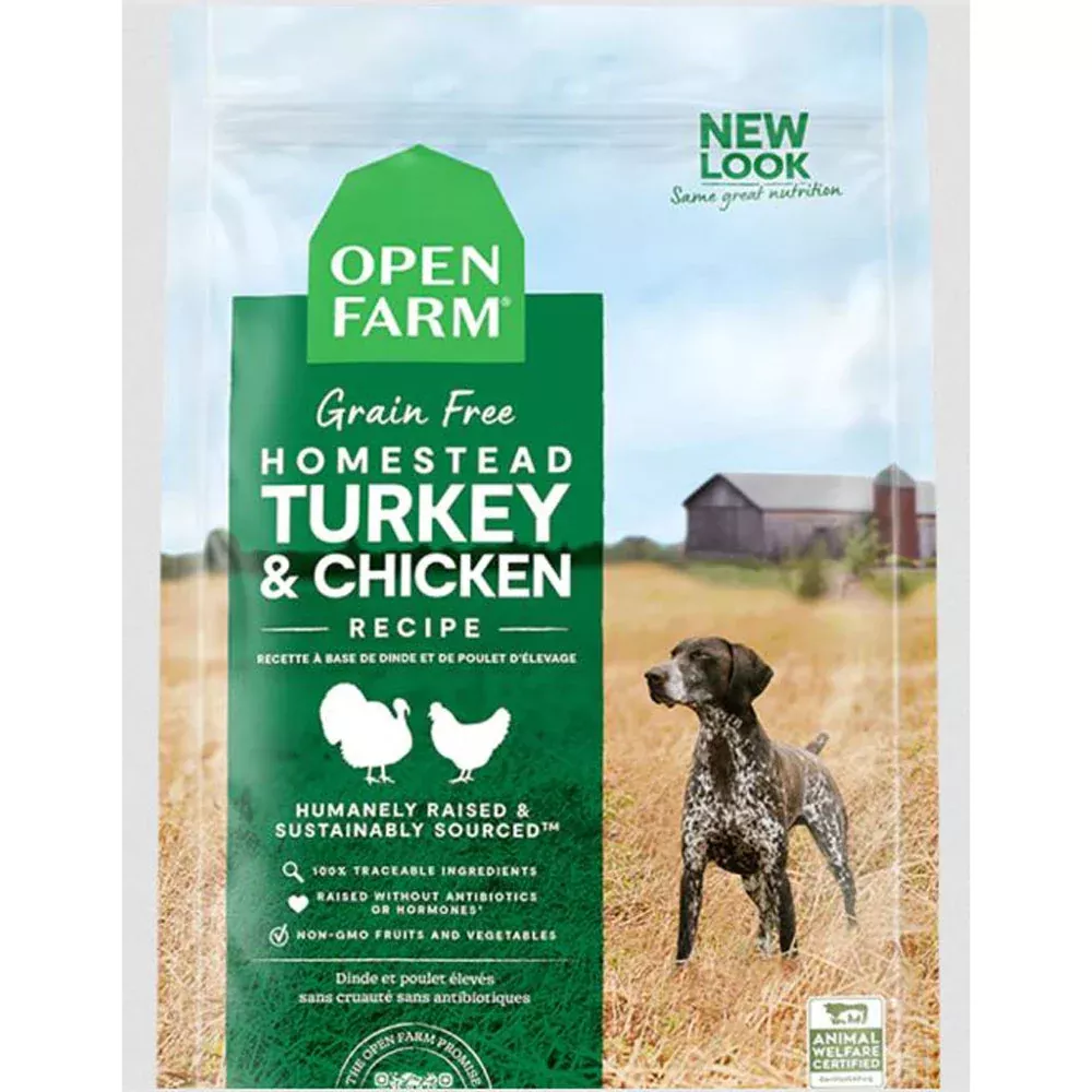 Open Farms, Homestead Grain Free Turkey & Chicken, 4 lb