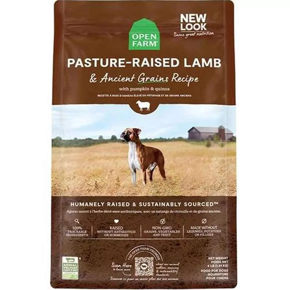 Open Farms, Pasture Raised Lamb & Ancient Grains, 22 lb.