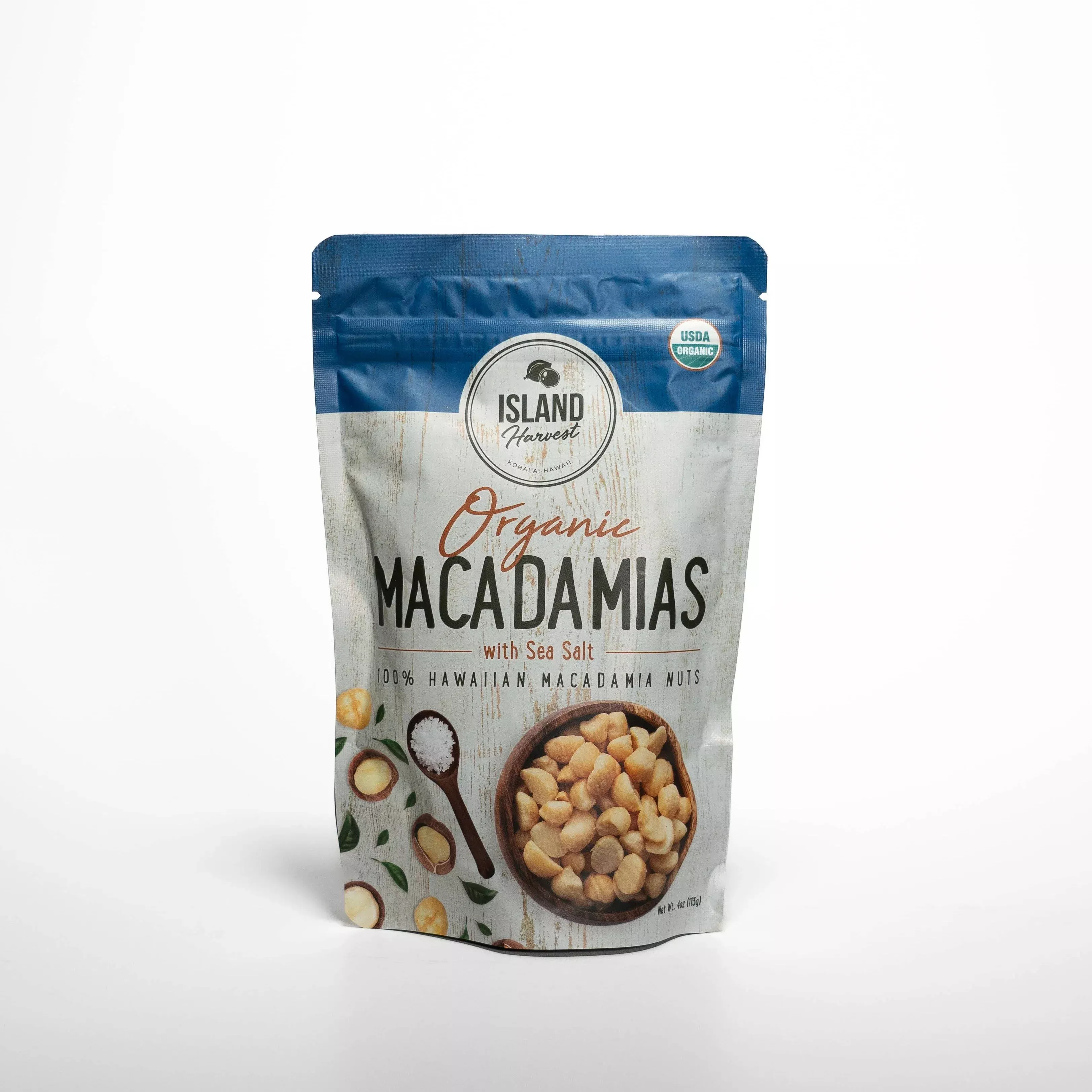 Organic Macadamias with Sea Salt (4oz)