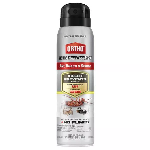 Ortho Home Defense Max Ant Roach Spider Aerosol, 14 Oz.