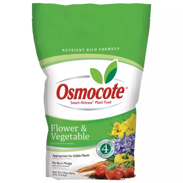 Osmocote Smart-Release Flower & Vegetable Plant Food, 8 lb