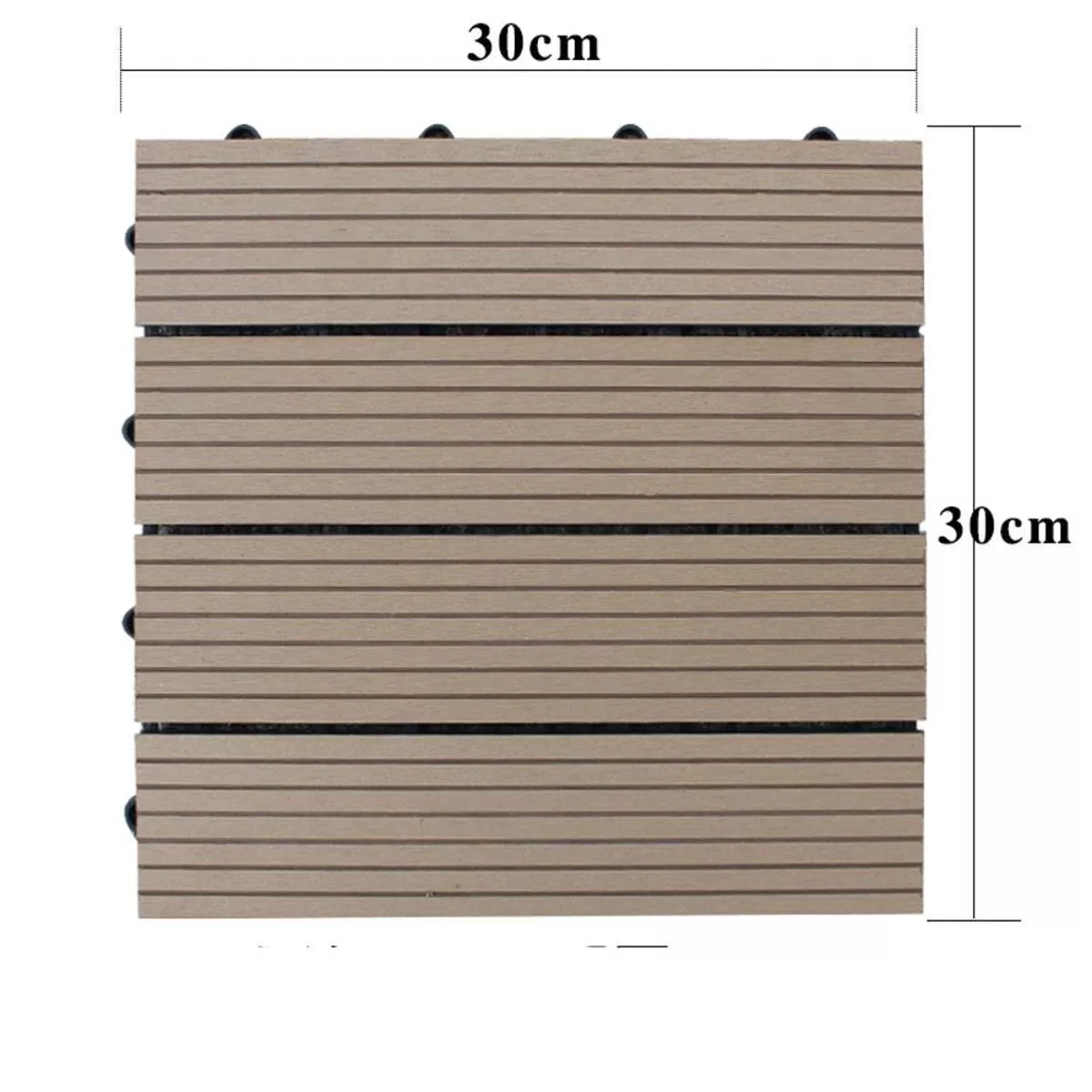 Outdoor decking tiles No.1 – Toffee