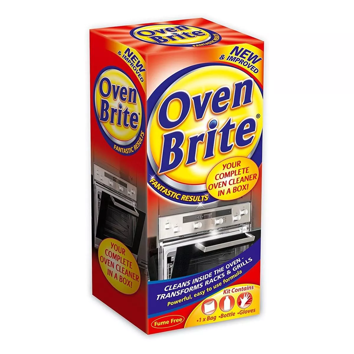 Oven Brite Cleaner Set 500ml {Liquid, Gloves and Bag} – 12