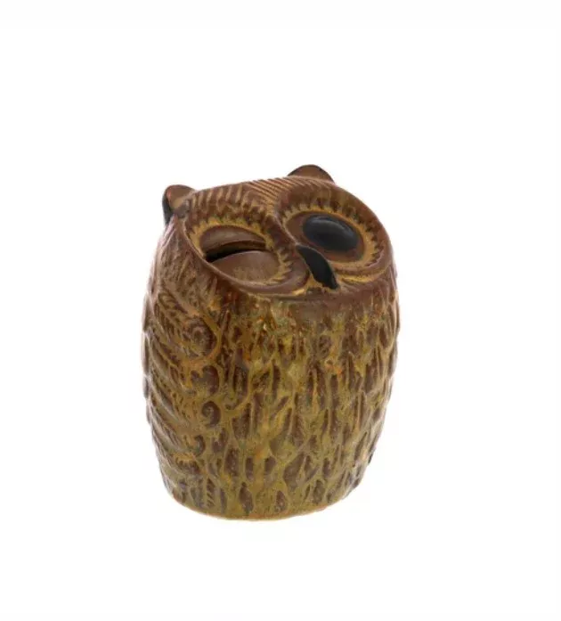 Owl Bank, Ceramic - Brown