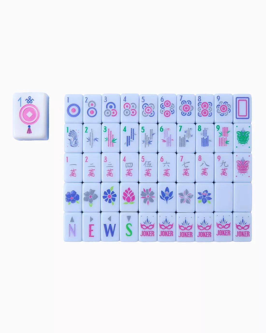 Parisian Mahjong Travel Set