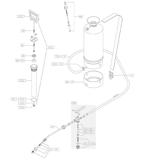 Parts Breakdown for the SP10C, SP20C and SP35C Parts