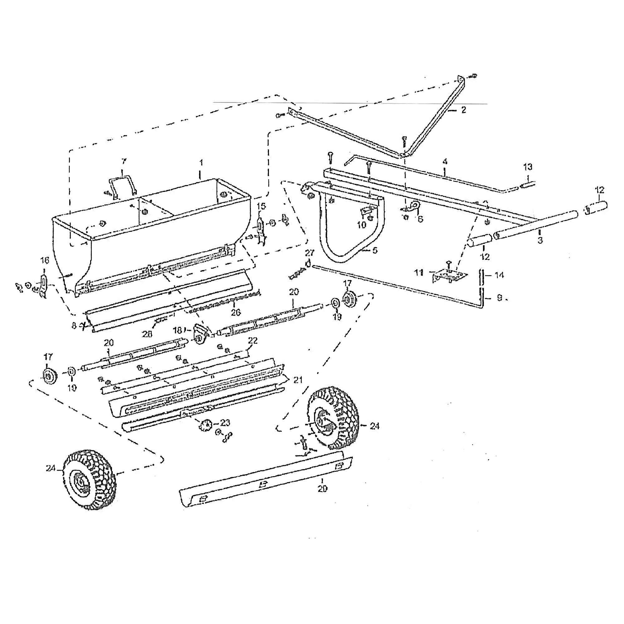 Parts for LESCO Drop Spreader 092474 Parts