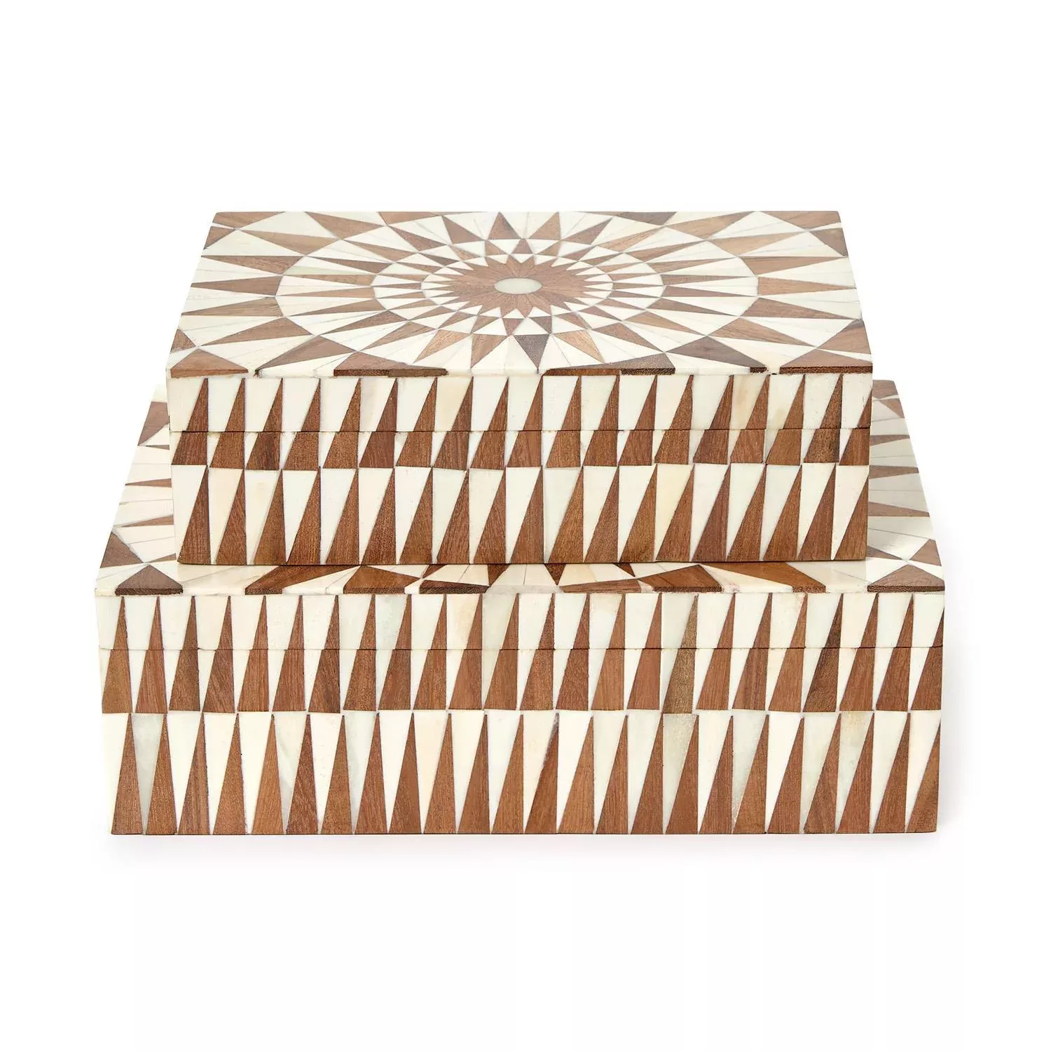 Patterned Hinge Covered Box