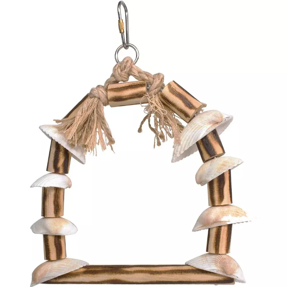 Penn Plax, Wood & Shell Swing