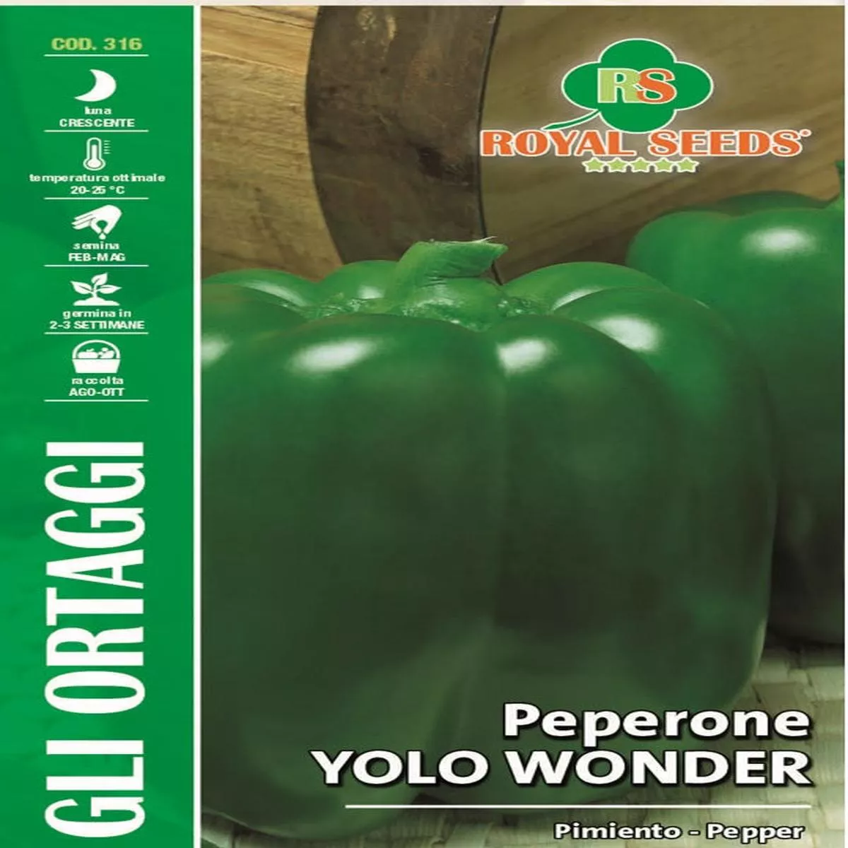 Pepper Yolo Wonder – Royal Seed RYMO97/59