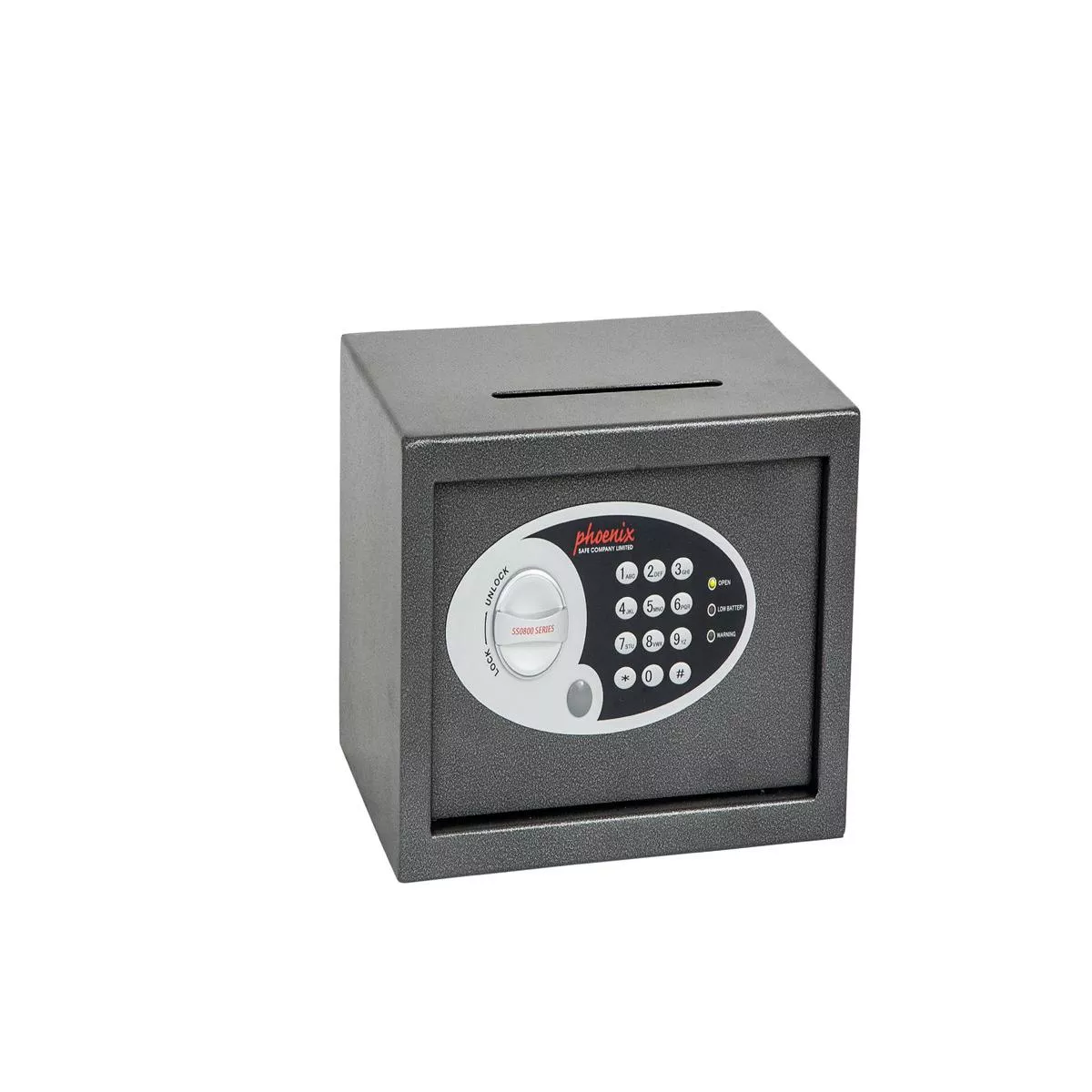 Phoenix Vela Deposit Home and Office Size 1 Safe Electronic Lock Graphite Grey SS0801ED – Default Title