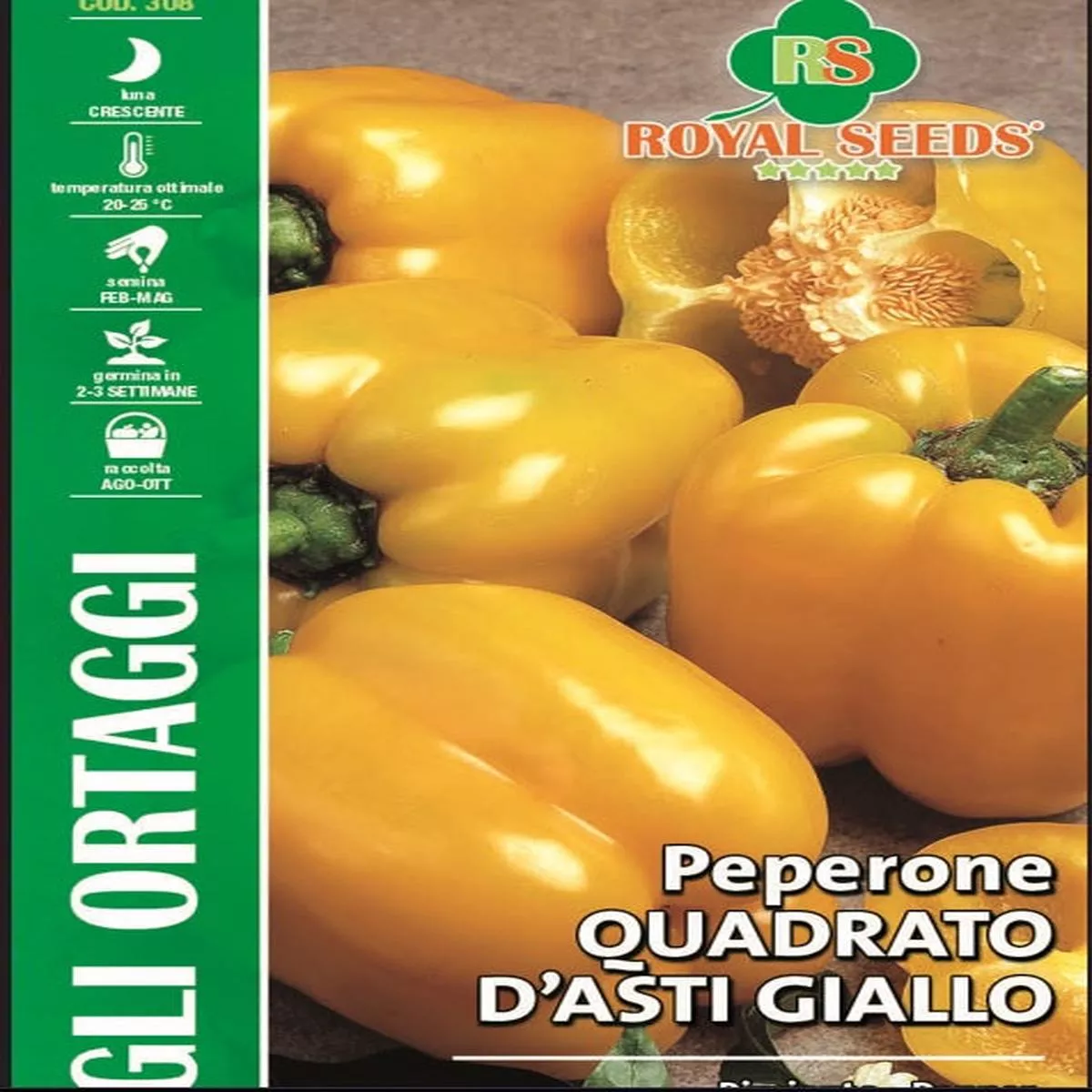 Pimiento – Yellow Pepper – Royal Seed RYMO97/1 – COD.308