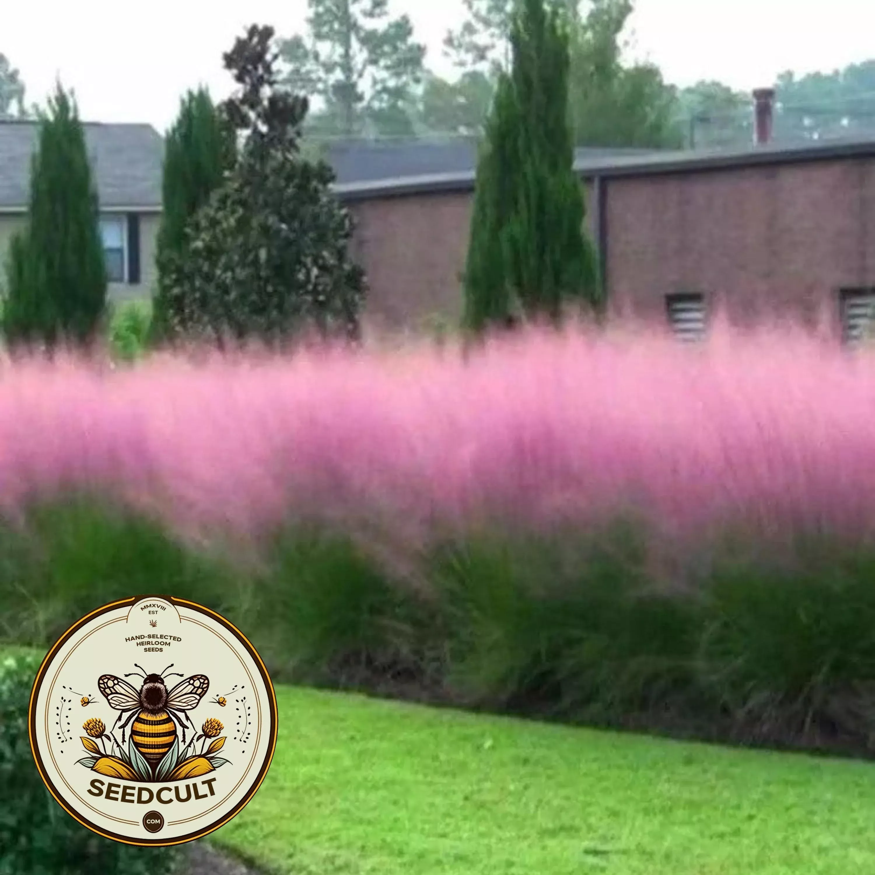 Pink Muhly Grass Seeds, Perennial Muhlenbergia Capillaris MU0130