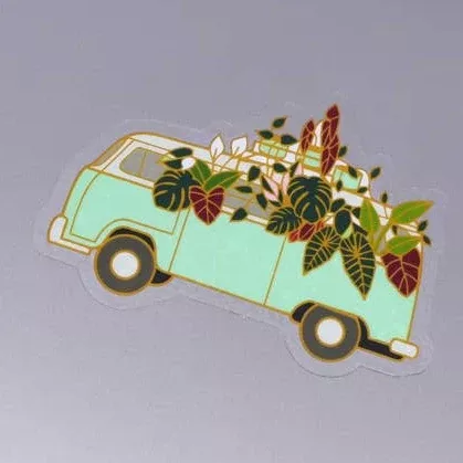 Plant Van Sticker