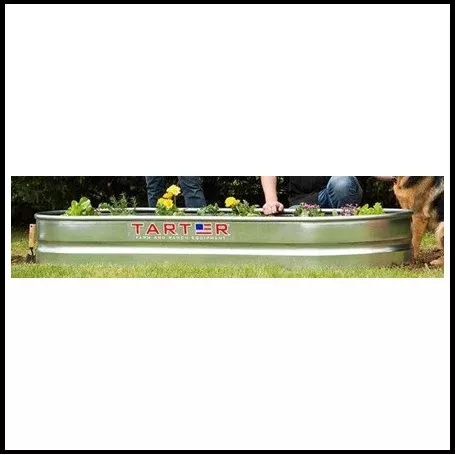 Planter Galvanized 2' x 1' x 6' No Bottom