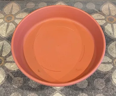 Plastic Saucer - Clay Color