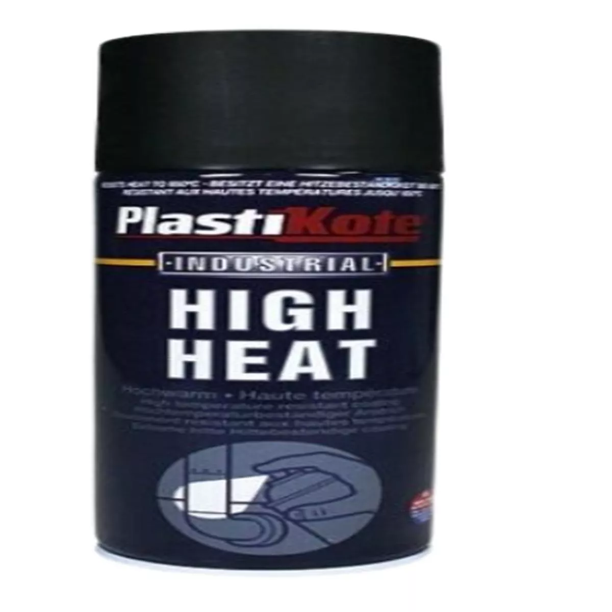 PlastiKote High Heat Spray PaintBlack400ml – Default Title