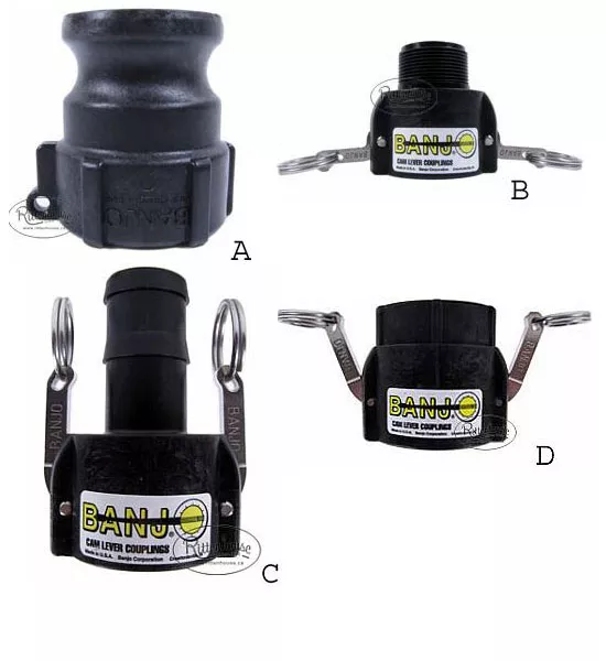Polypropylene Cam Lever Couplings 2"