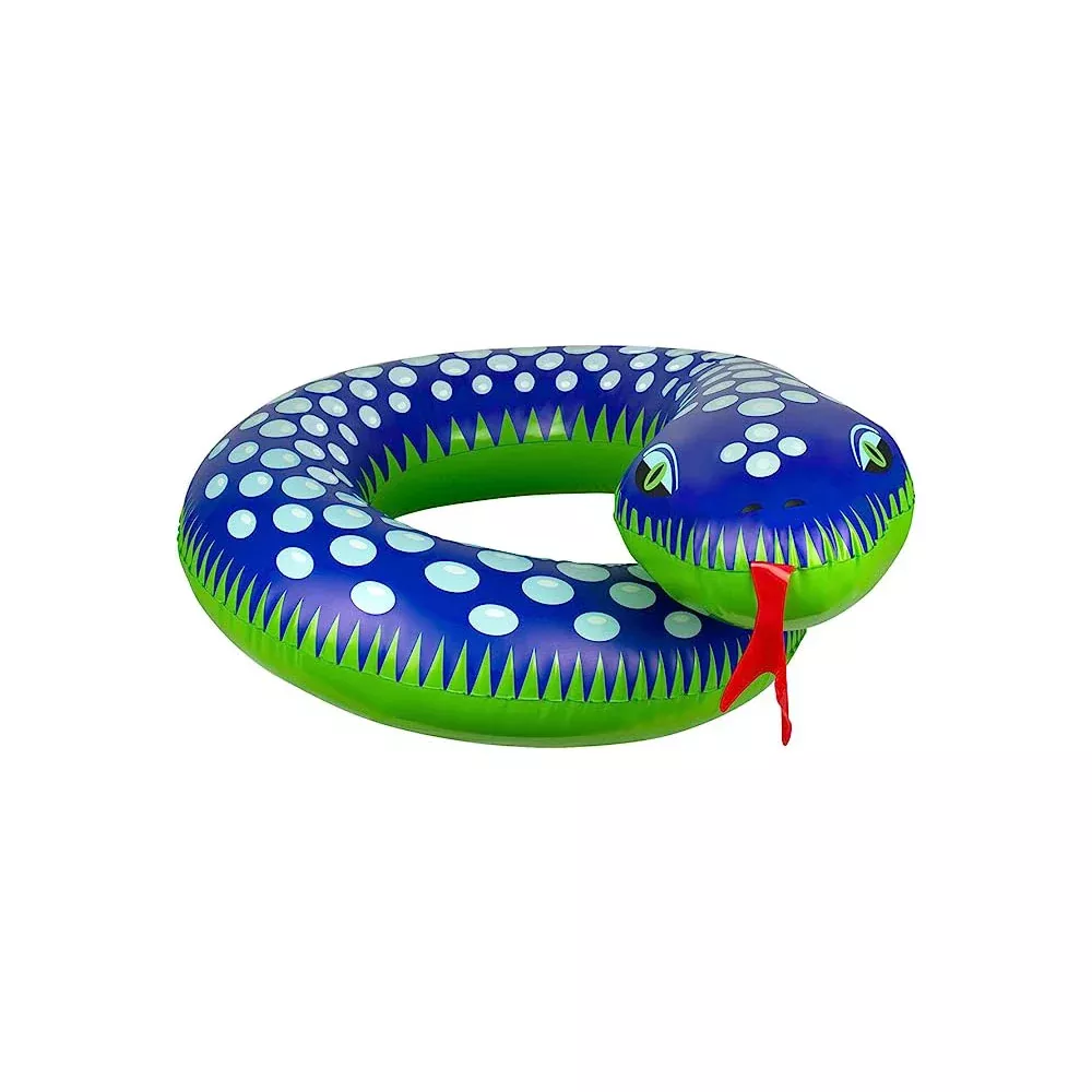 Poolmaster Blue Snake Split Ring Pool Float