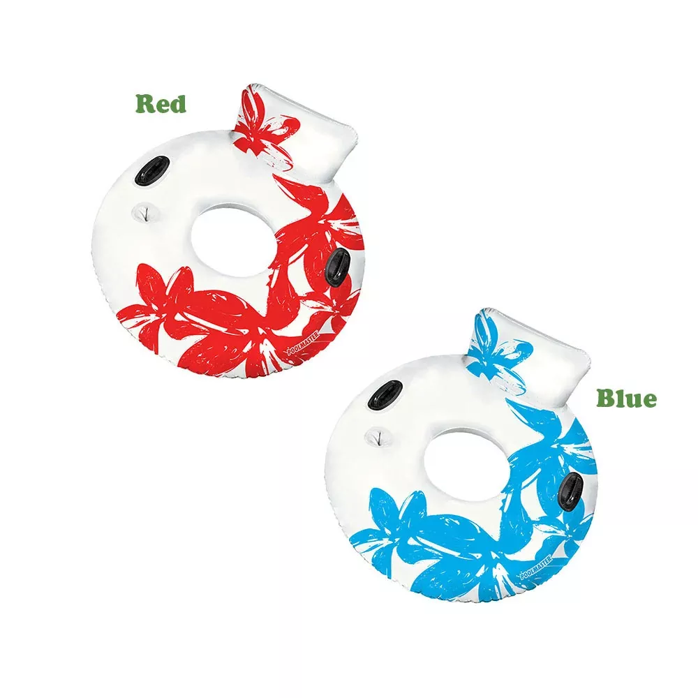 Poolmaster Dreamy Days Lounge Chair Pool Float, Assorted Red and Blue Sold Separately