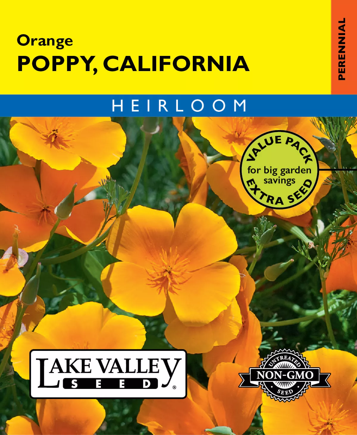 Poppy California Orange – Item #498