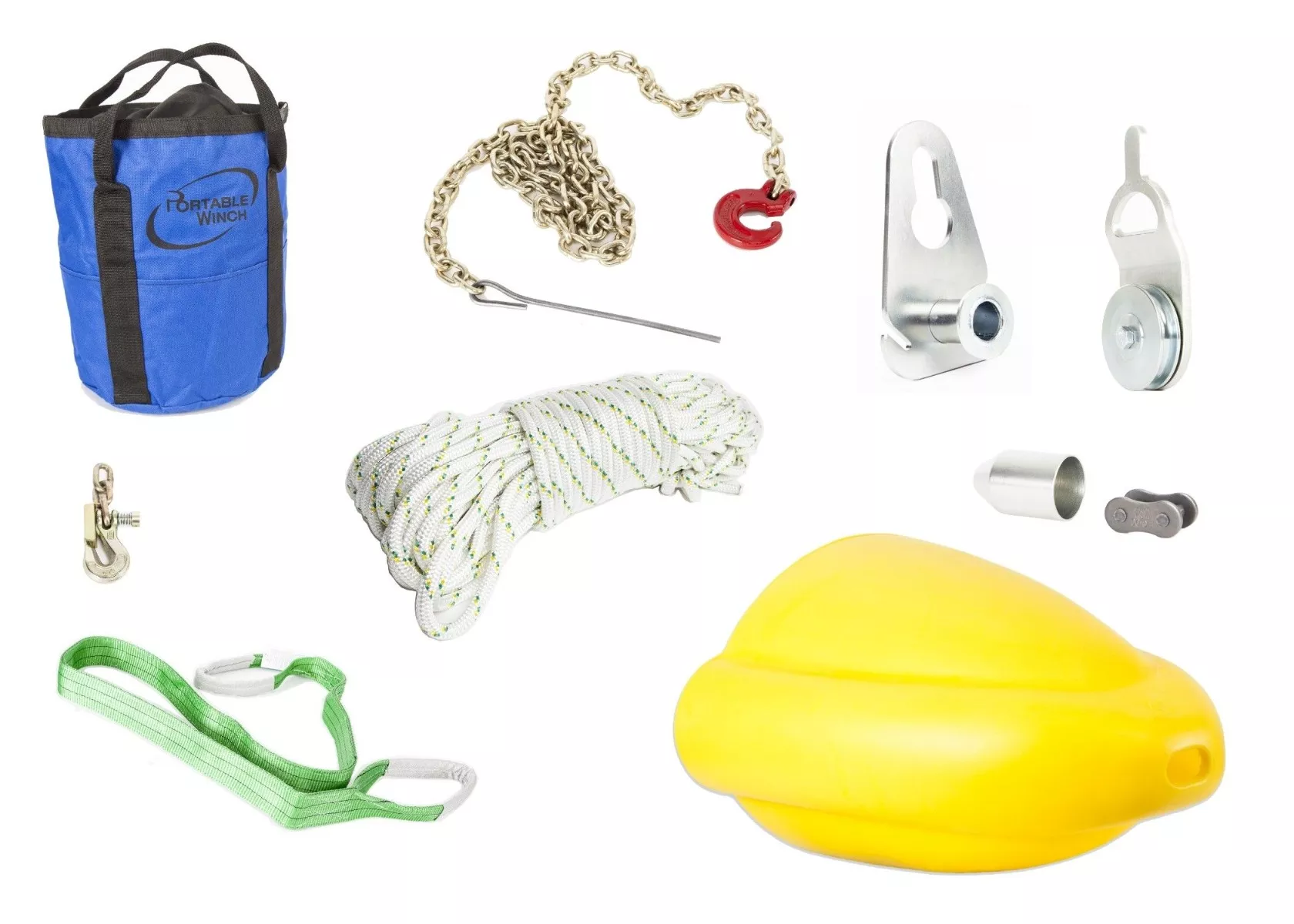 Portable Winch Accessories Kits - Winch Not Included