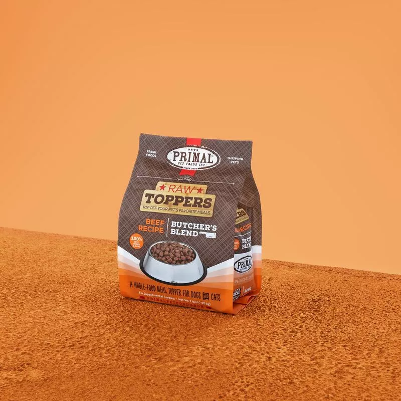 Primal Butcher's Blend Beef Raw Toppers, 2 lb