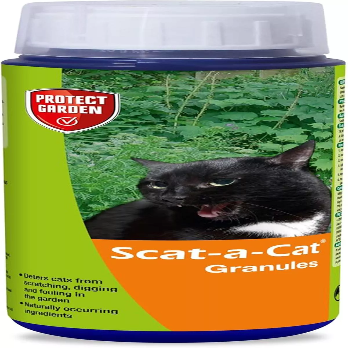 Protect Garden Scat-A-Cat Animal Repellent | Non Harmful Deterrent | 350g Tubs – 6
