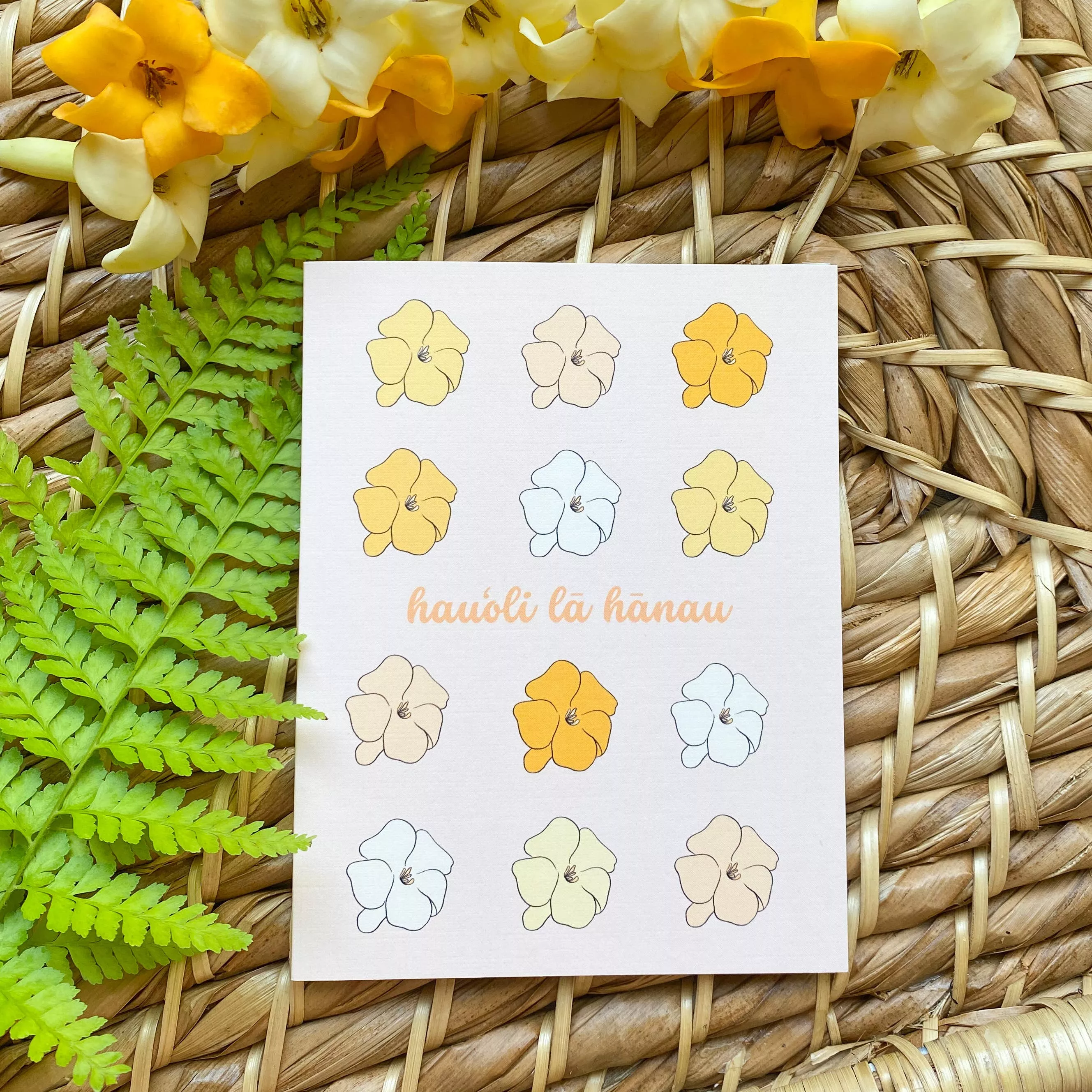 Puakenikeni - Hawaiian Birthday Card
