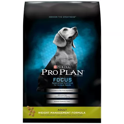 Purina Pro Plan Focus Adult Weight Management Dog Food, 34 LB