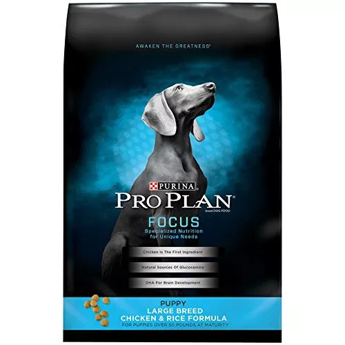 Purina Pro Plan Focus Puppy Large Breed Chicken & Rice Dog Food, 34 LB